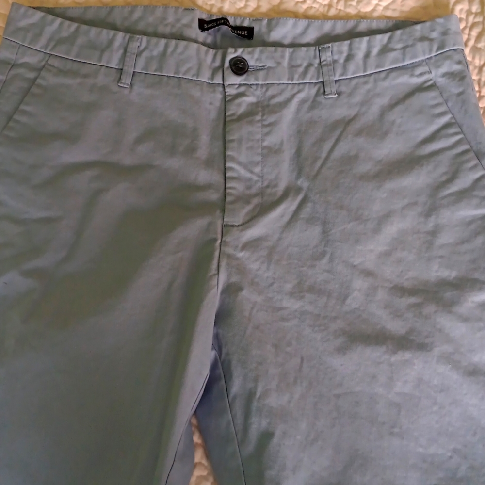Baby blue chinoss by Saks Fifth Ave
